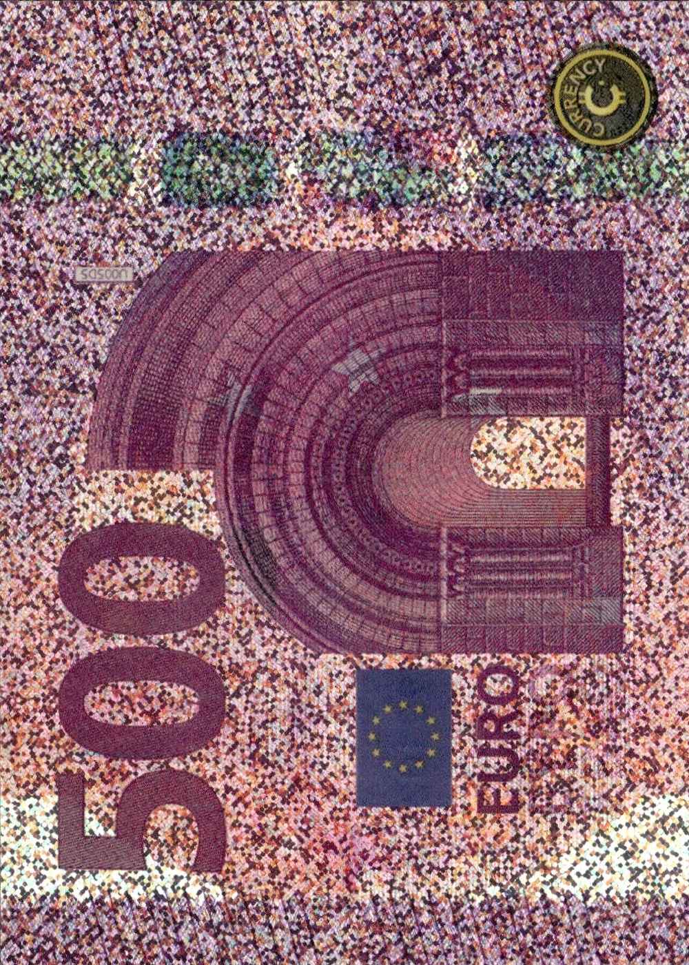 $500 European Central Bank Note (Crystal Sparkle) thumbnail