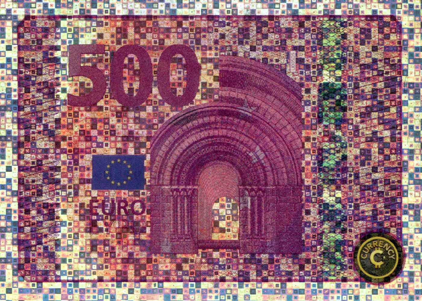$500 European Central Bank Note (Matrix Foil) thumbnail