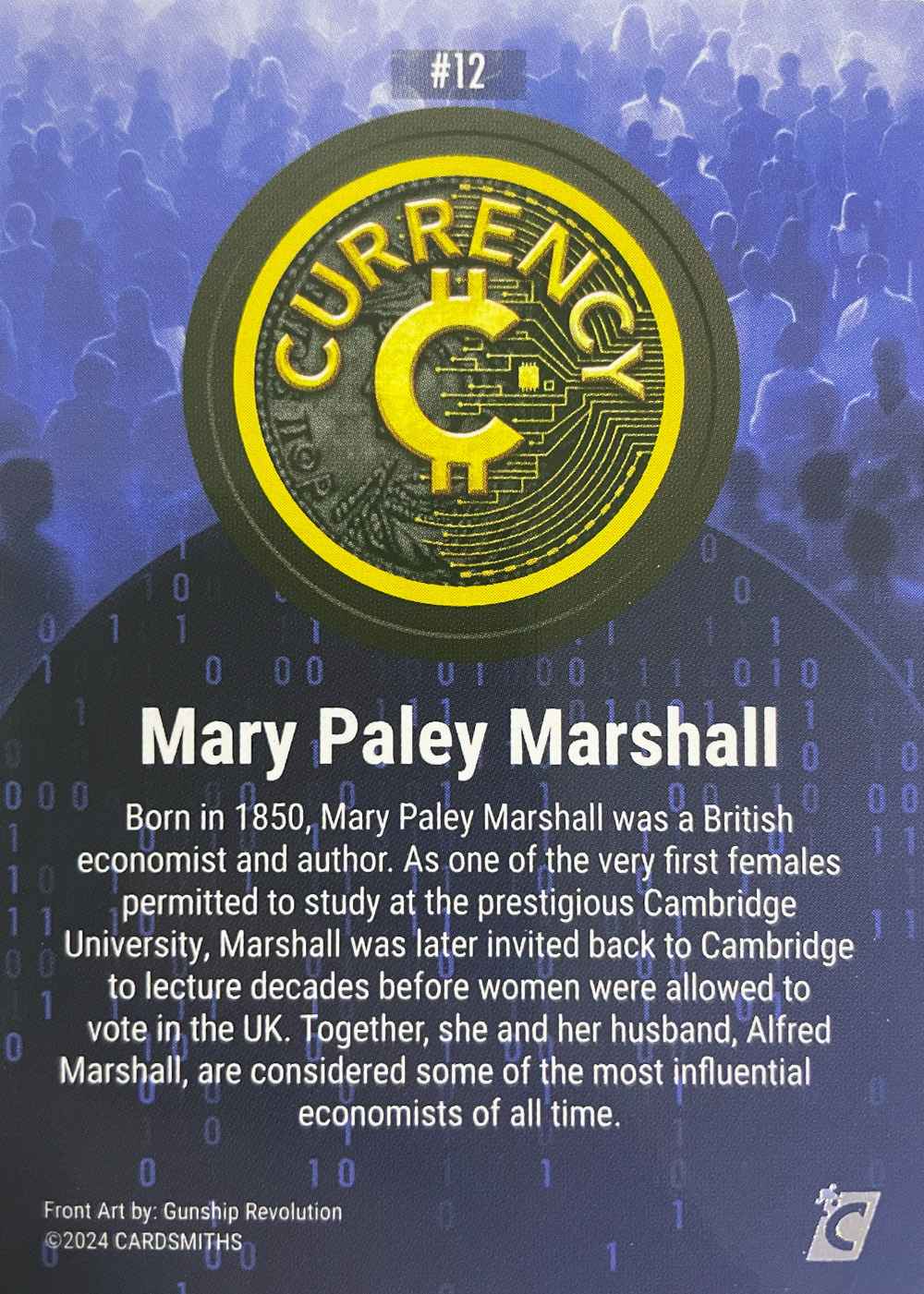 Mary Paley Marshall (Base) card back