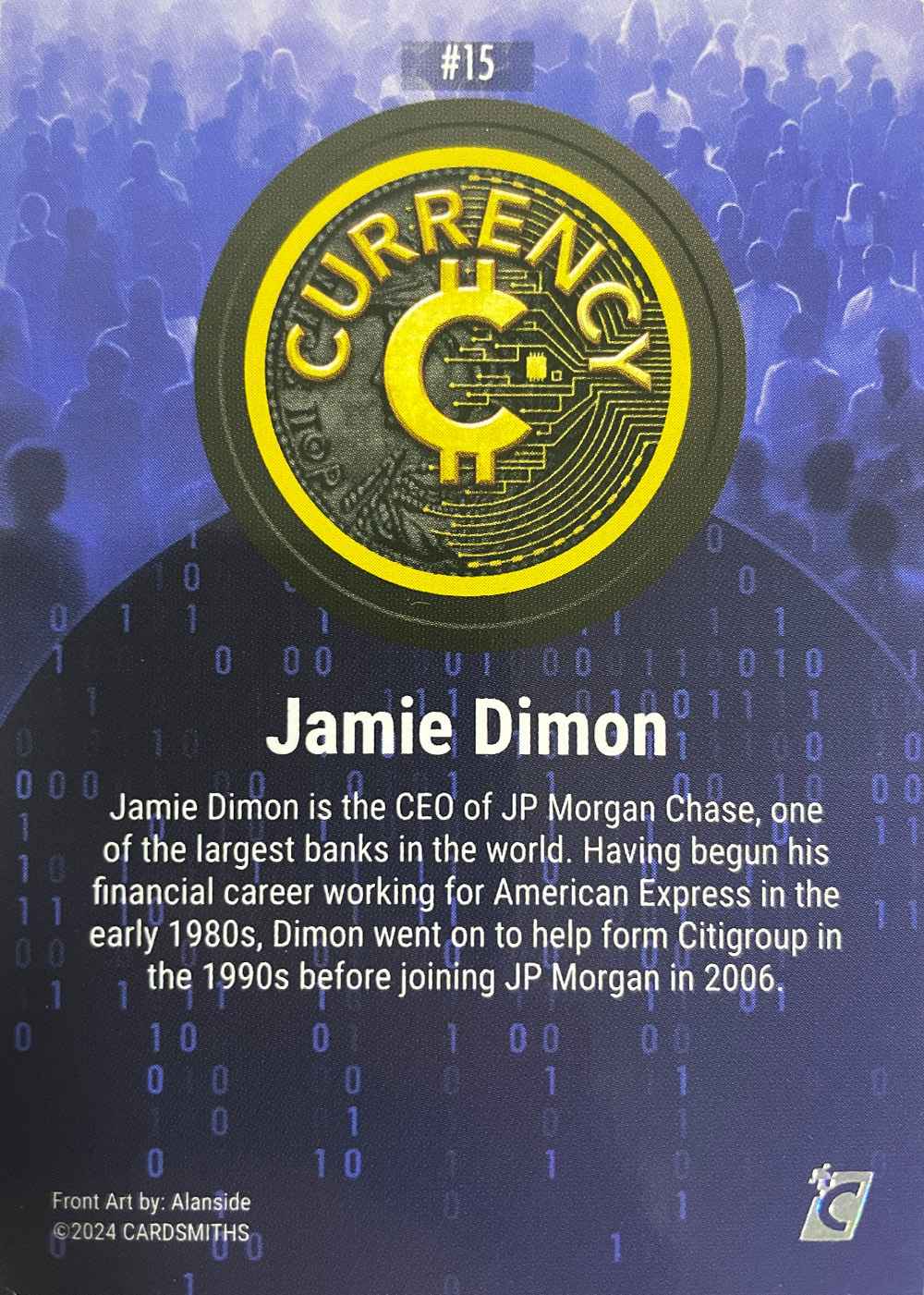 Jamie Dimon (Base) card back