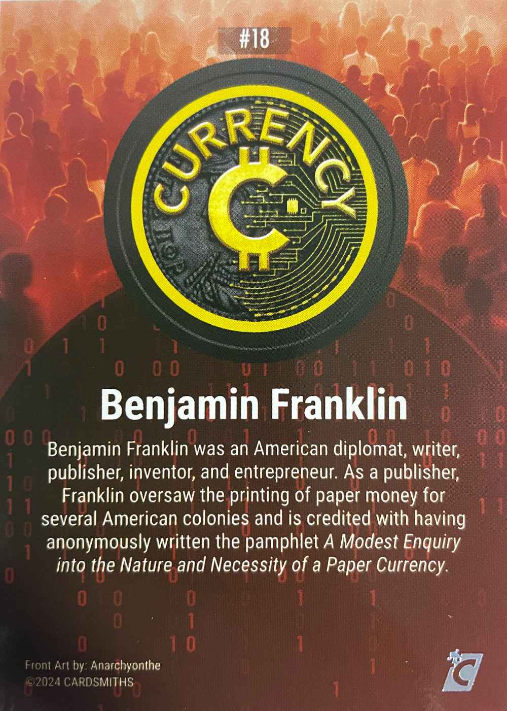 Benjamin Franklin (Base) card back