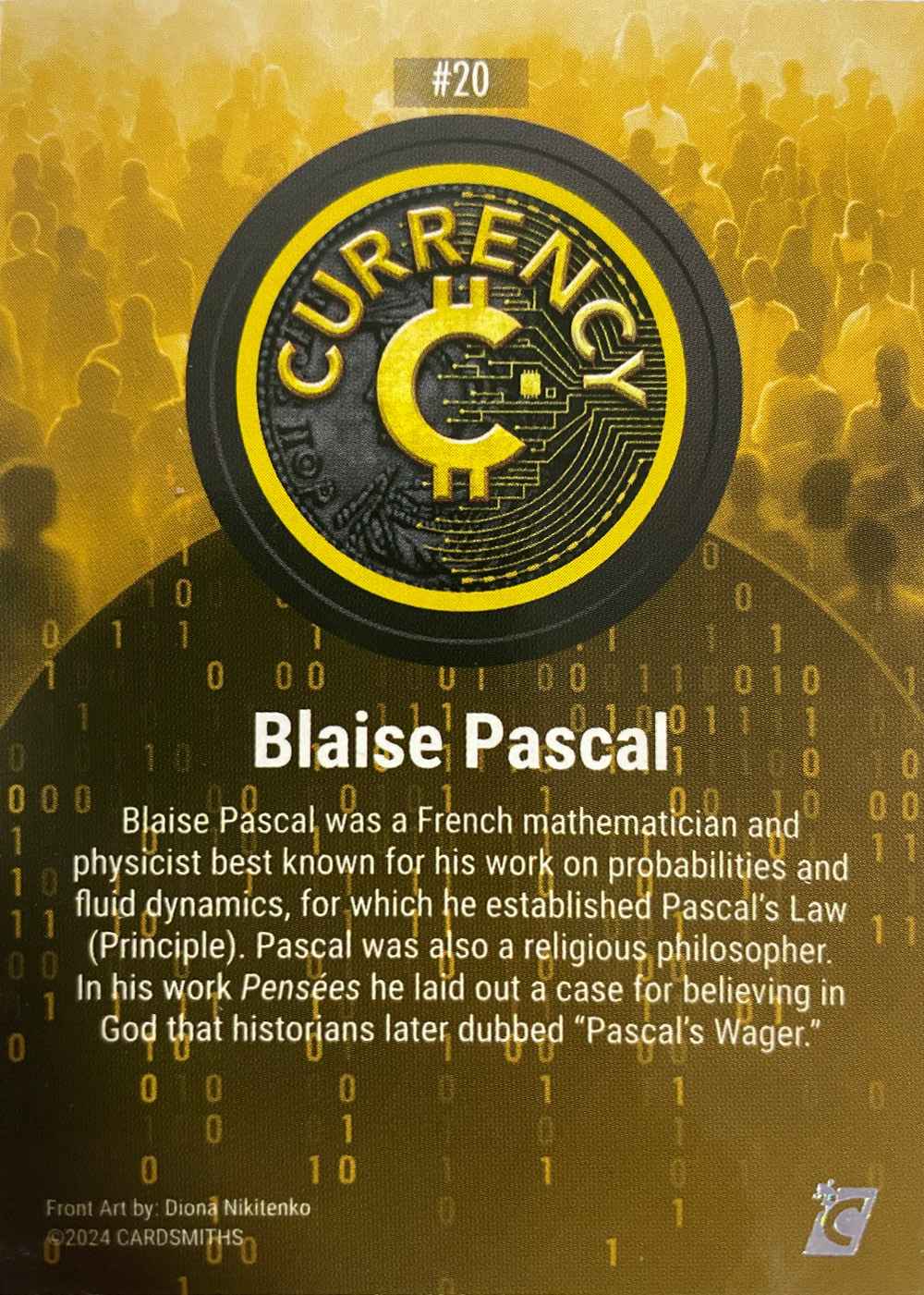 Blaise Pascal (Base) card back