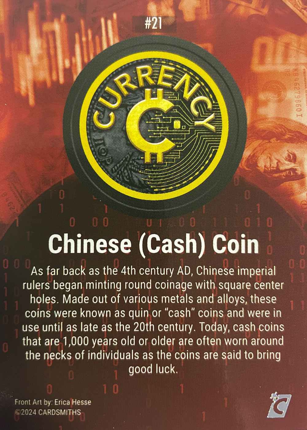 Chinese (Cash) Coin (Base) card back
