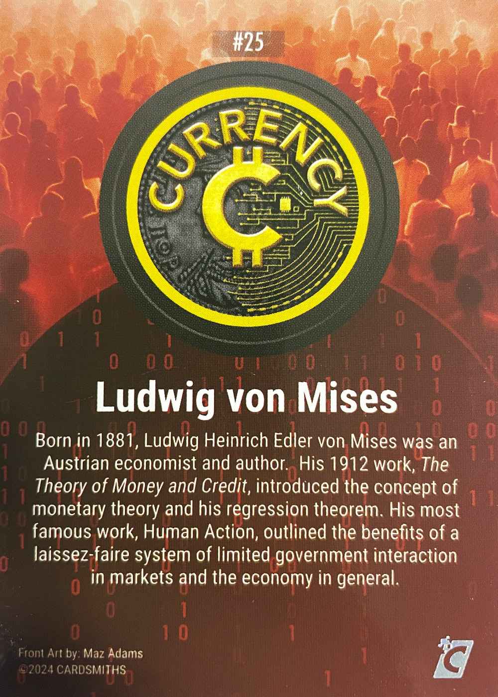Ludwig Von Mises (Base) card back