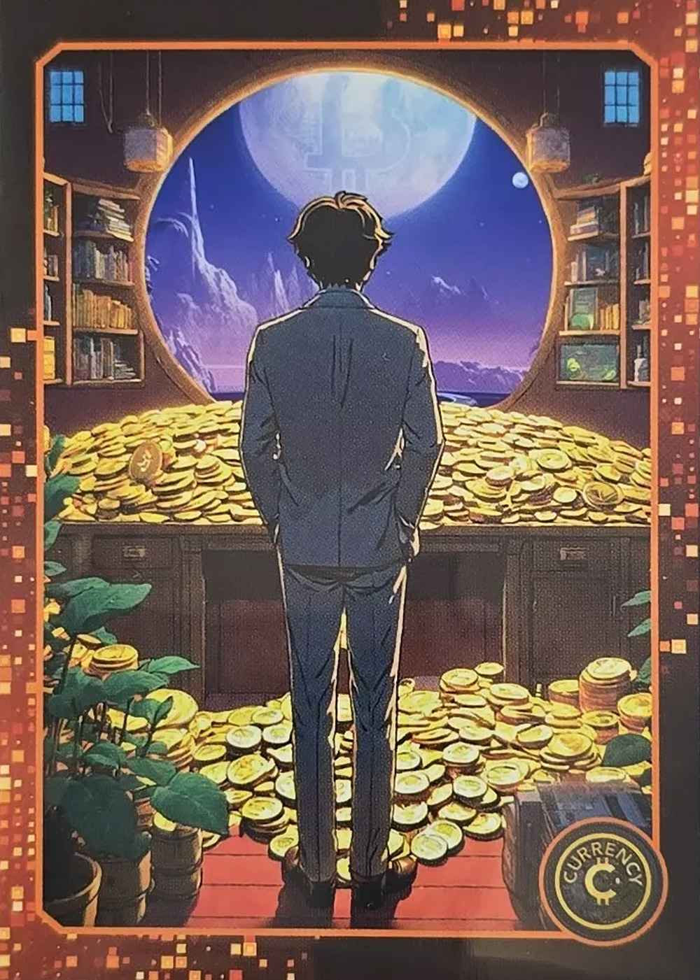 Satoshi Nakamoto card front