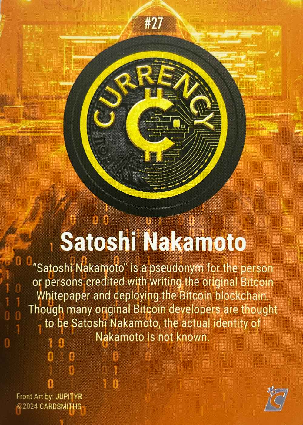 Satoshi Nakamoto (Base) card back