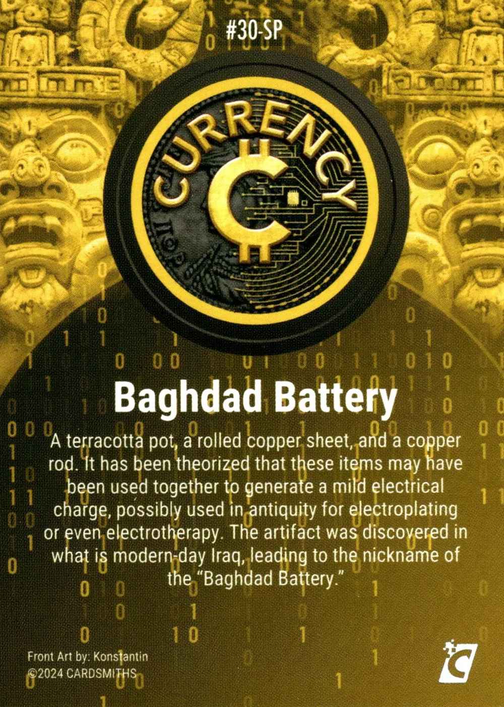 Baghdad Battery (Base) card back