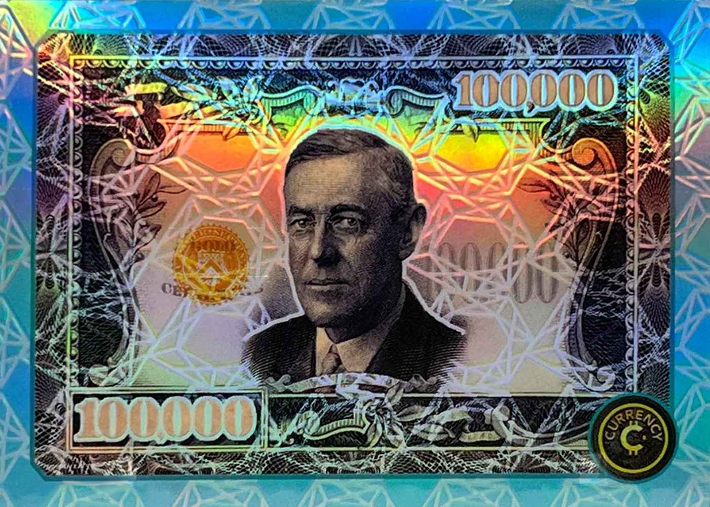 $100K Federal Reserve Note (Aquamarine) thumbnail