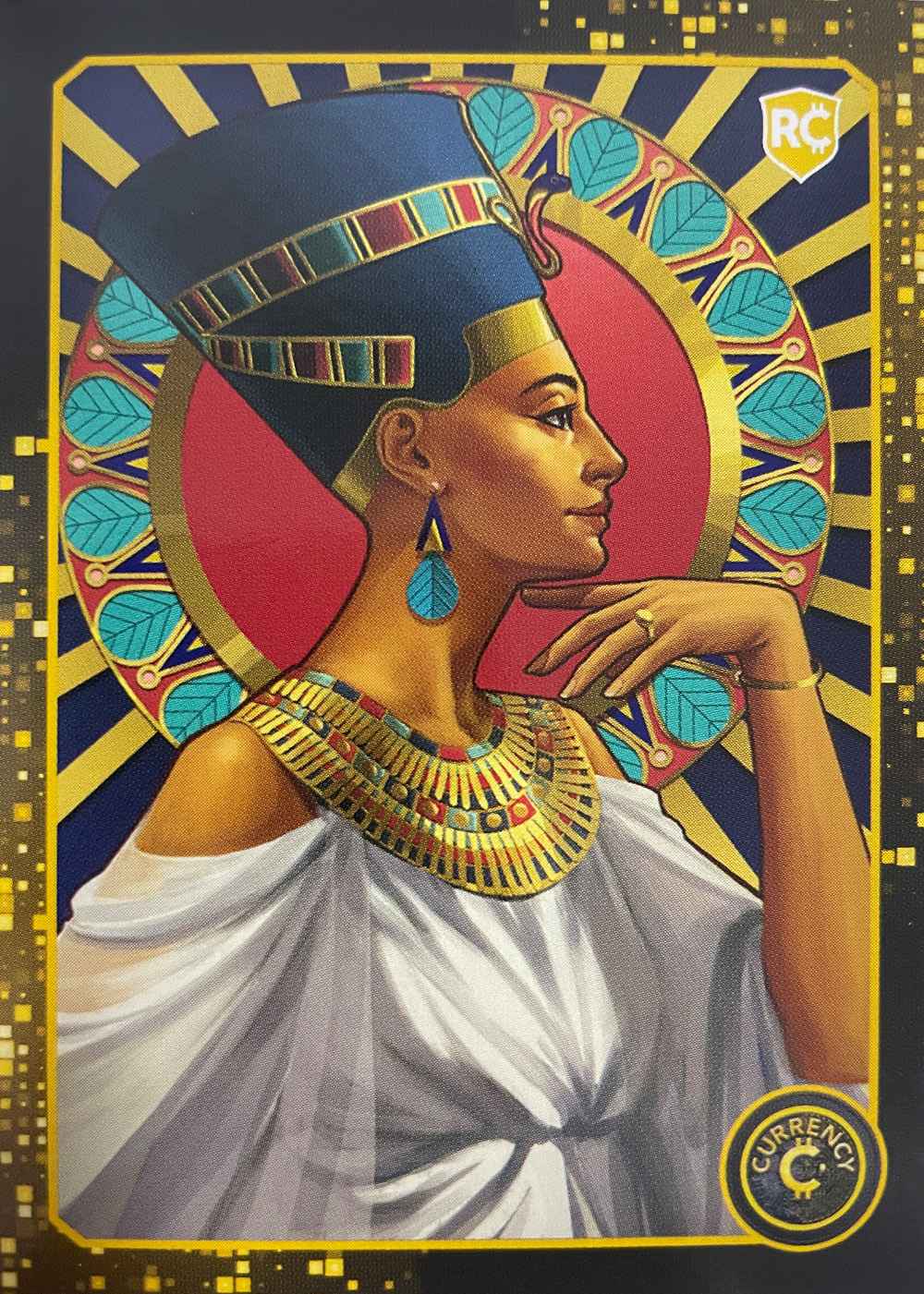 Nefertiti card front