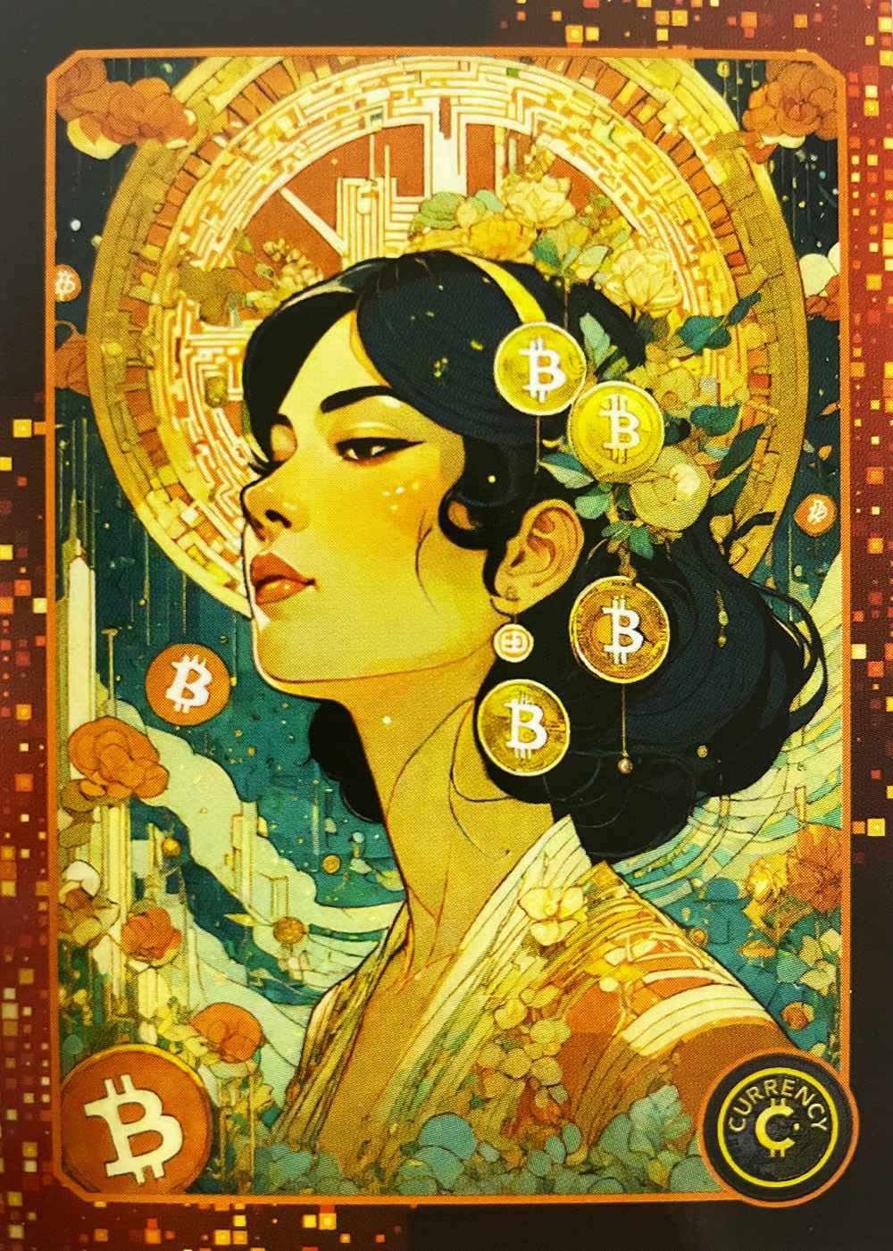 Bitcoin card front