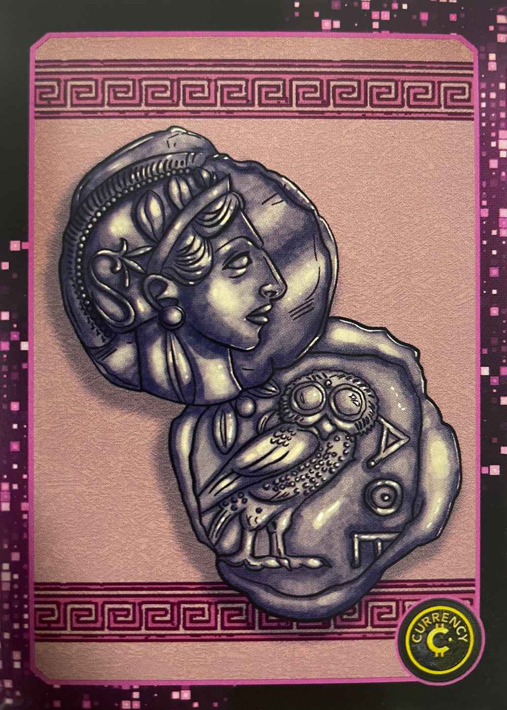 Athenian 'Owl' Tetradrachm card front