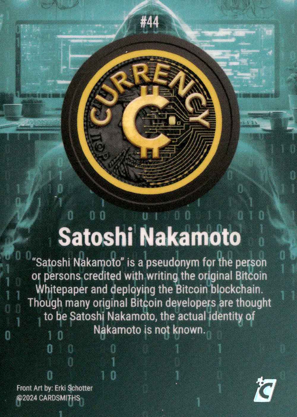 Satoshi Nakamoto (Base) card back