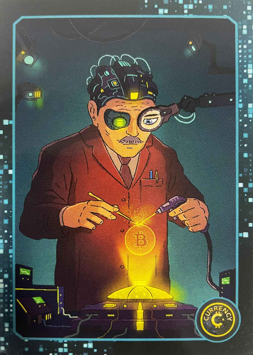 Satoshi Nakamoto card front