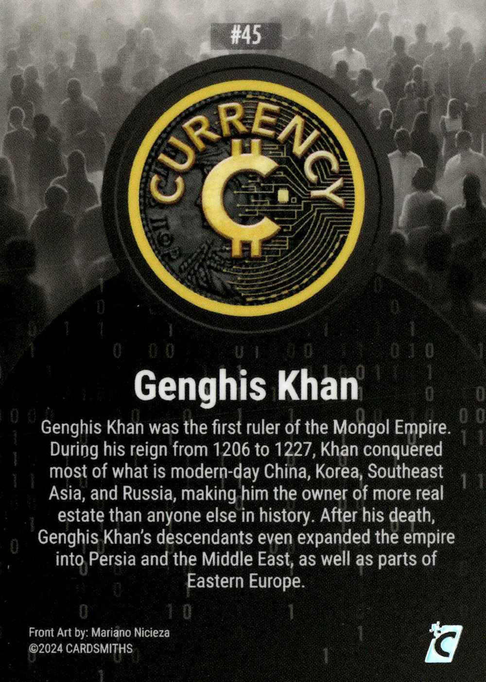 Genghis Khan (Base) card back