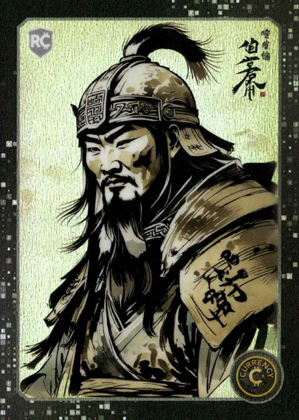 Genghis Khan card front