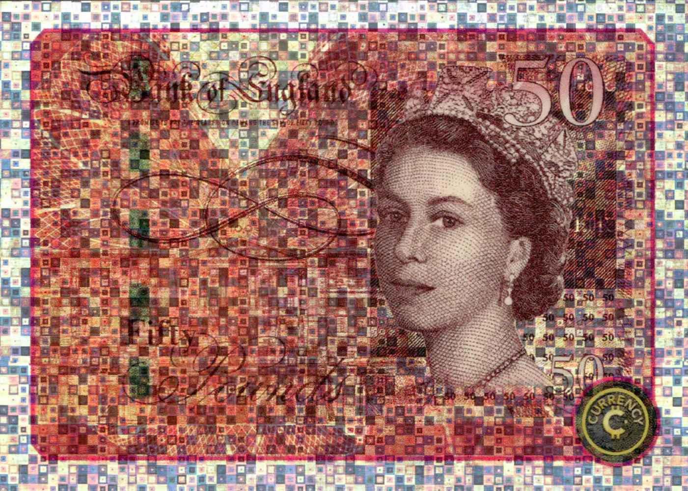 $50 British Pound Sterling Note (Matrix Foil) thumbnail