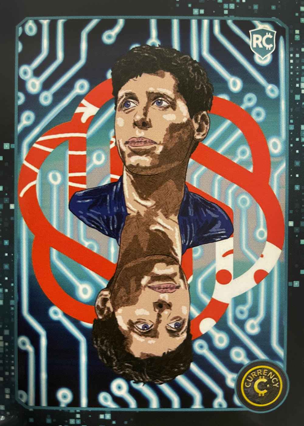 Sam Altman card front