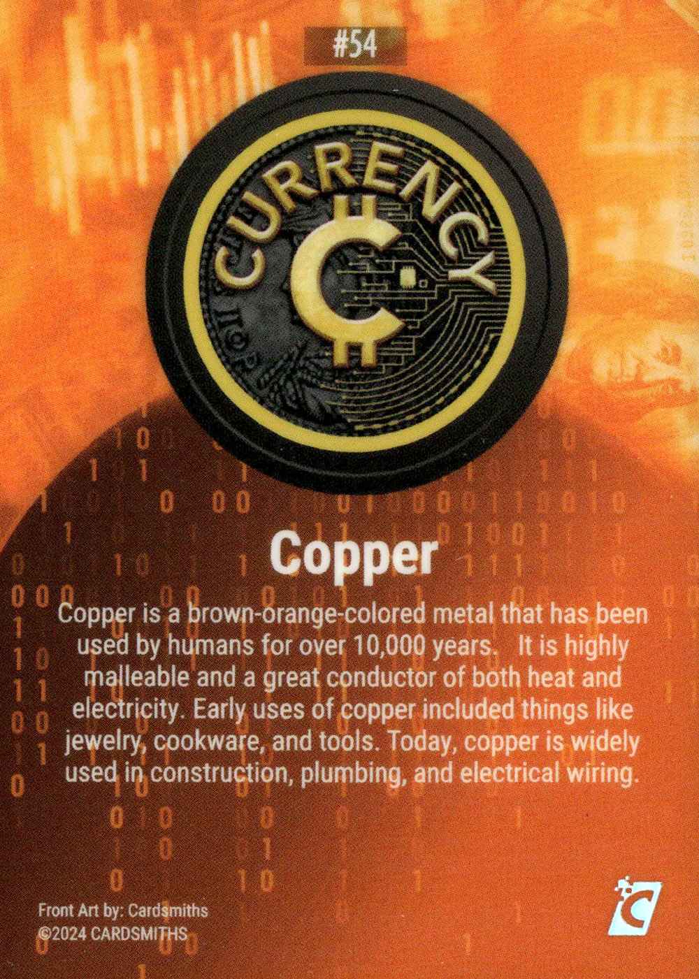 Copper (Base) card back