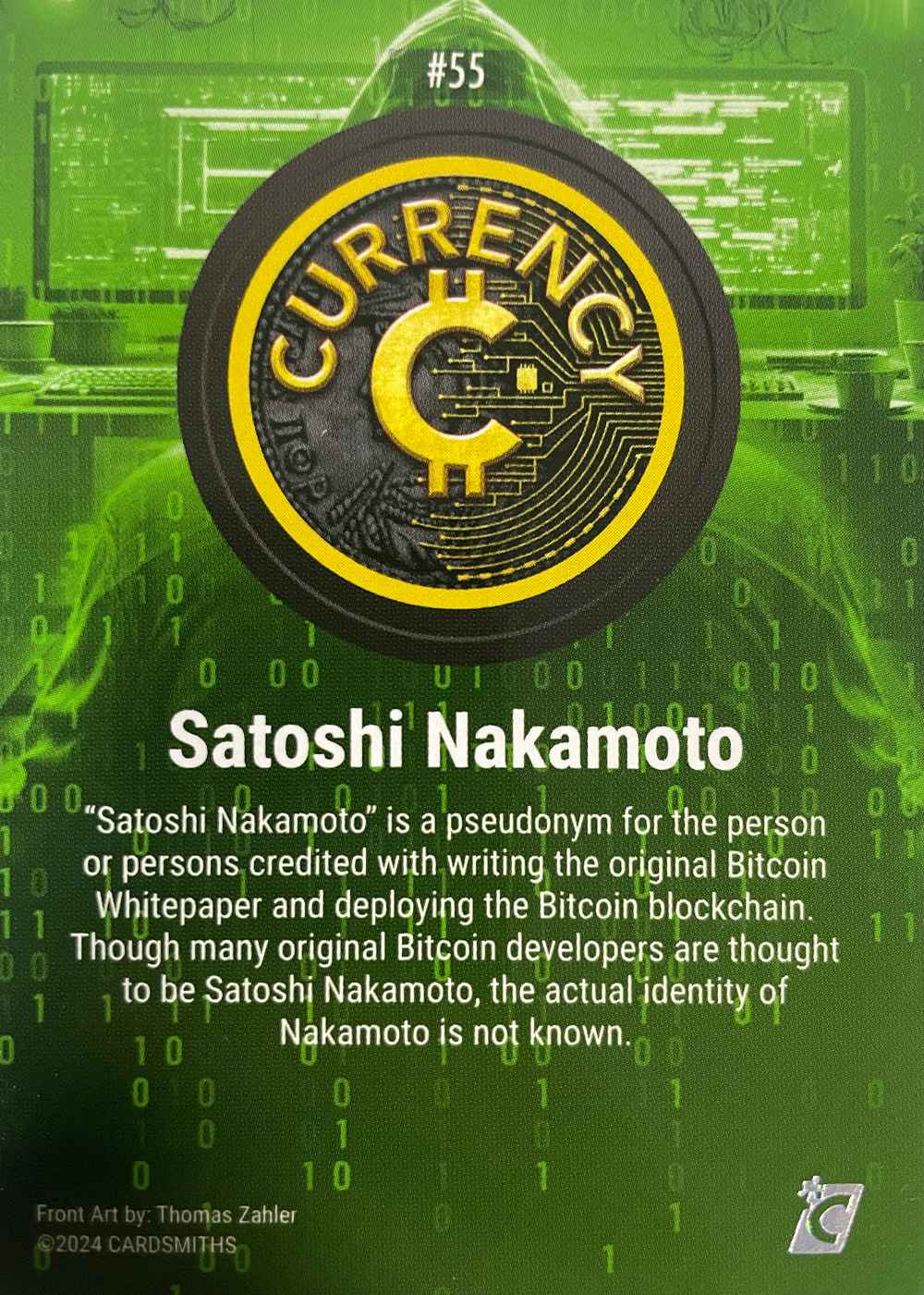 Satoshi Nakamoto (Base) card back