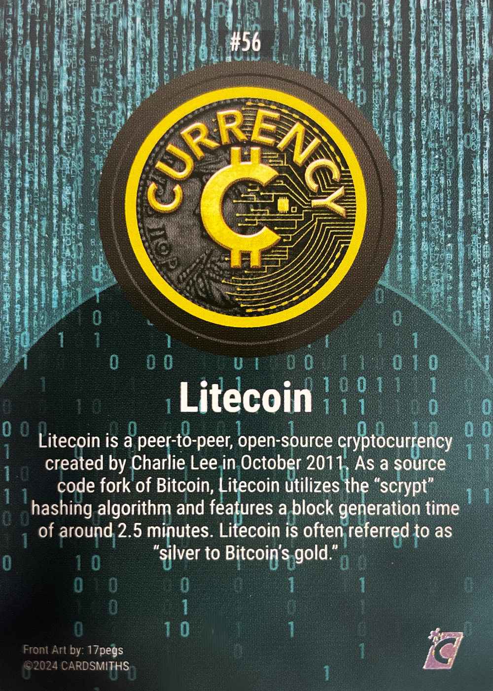 Litecoin (Base) card back