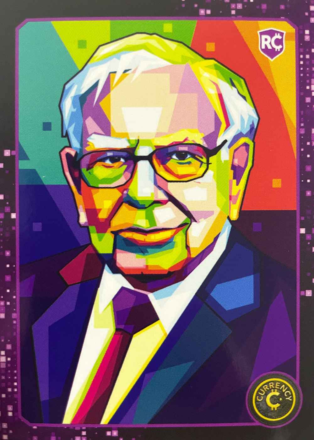 Warren Buffet card front