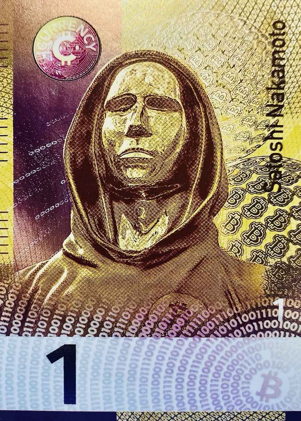 Satoshi (1) card front