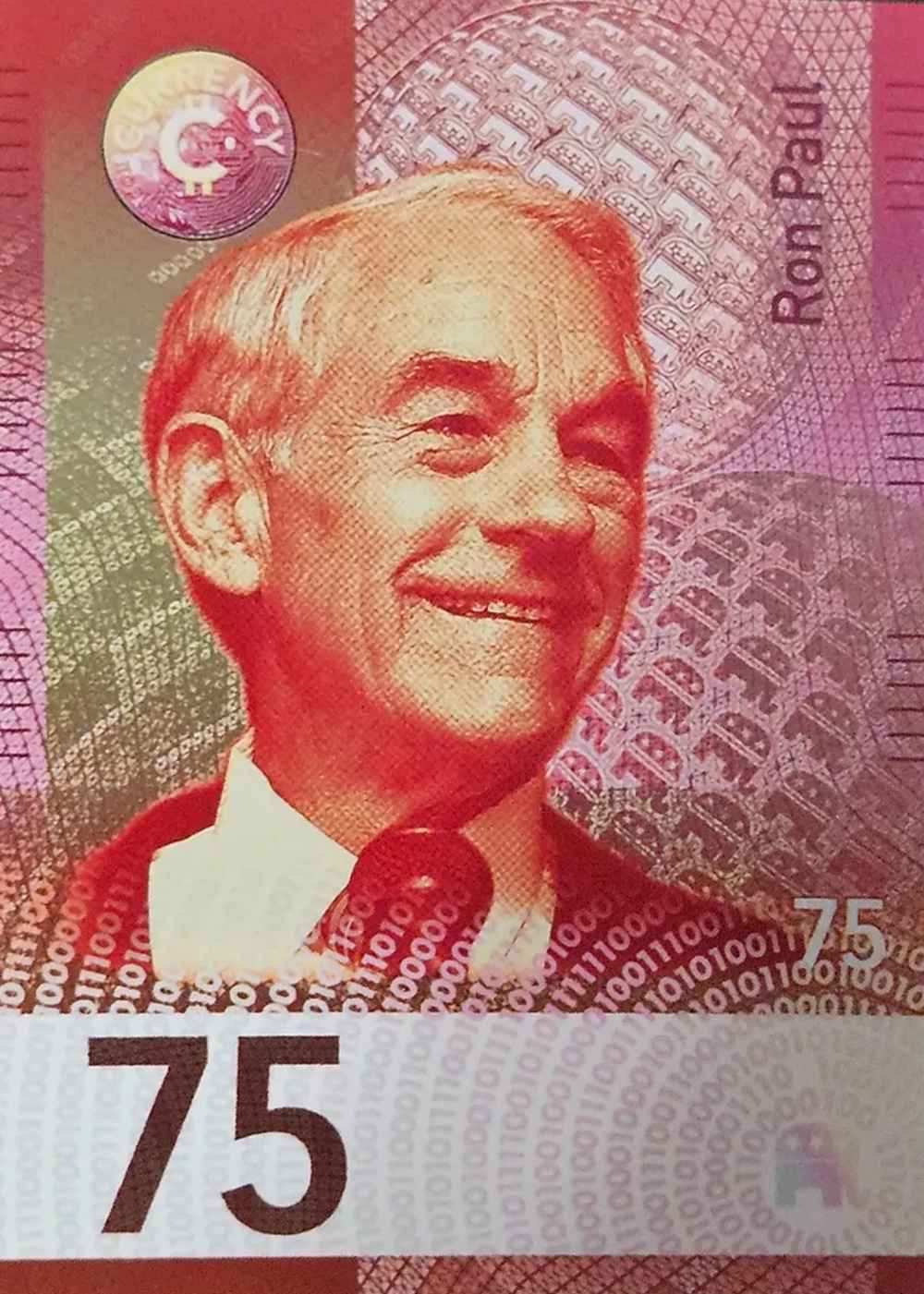 Ron Paul (75) card front