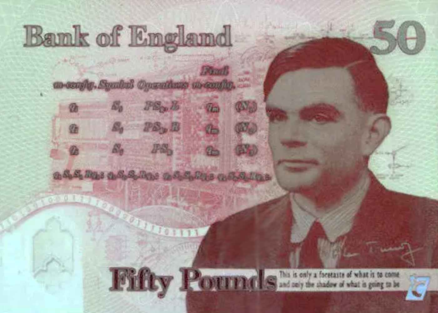 50 £ (Double-Sided Holo Foil) card back