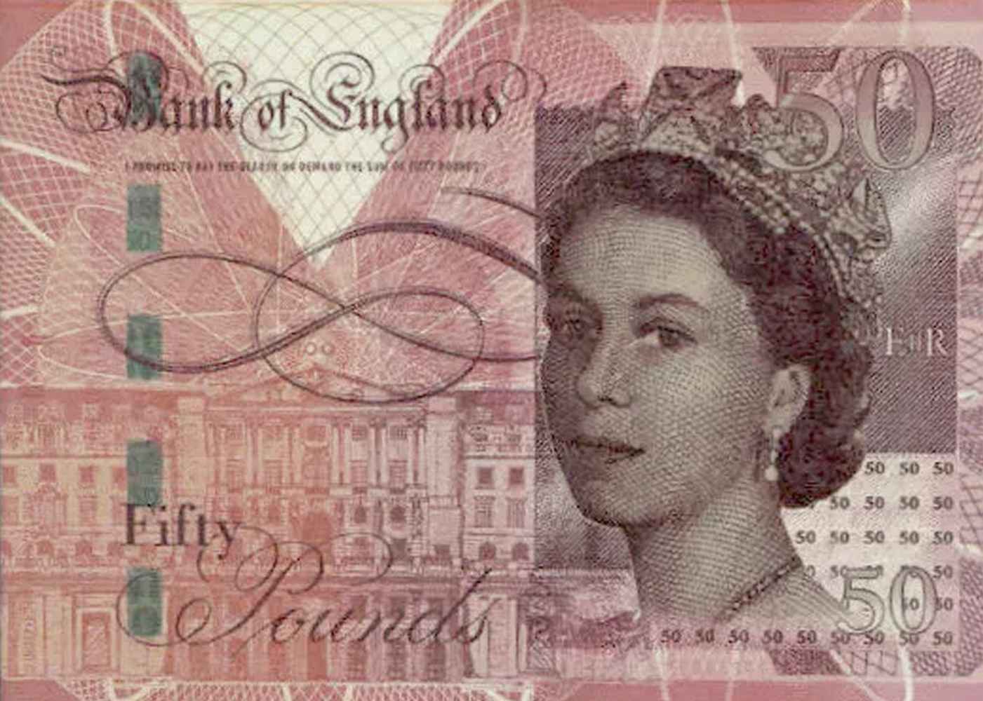 50 £ card front