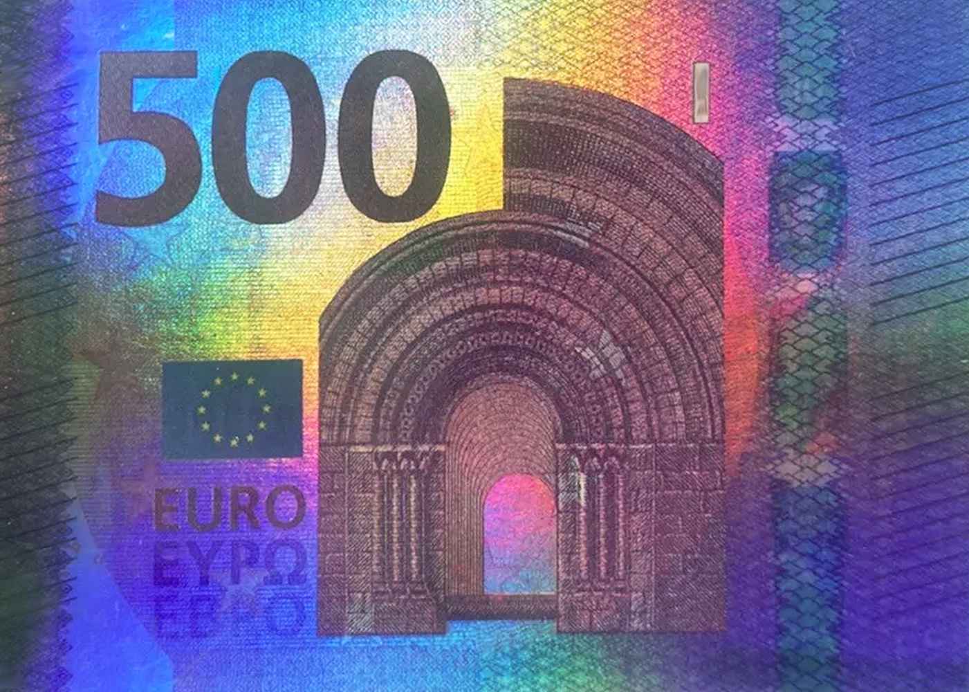 500 € card front