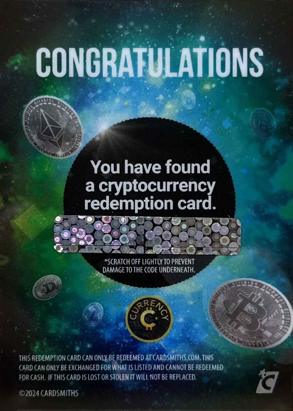 Redemption (Unredeemed) card back