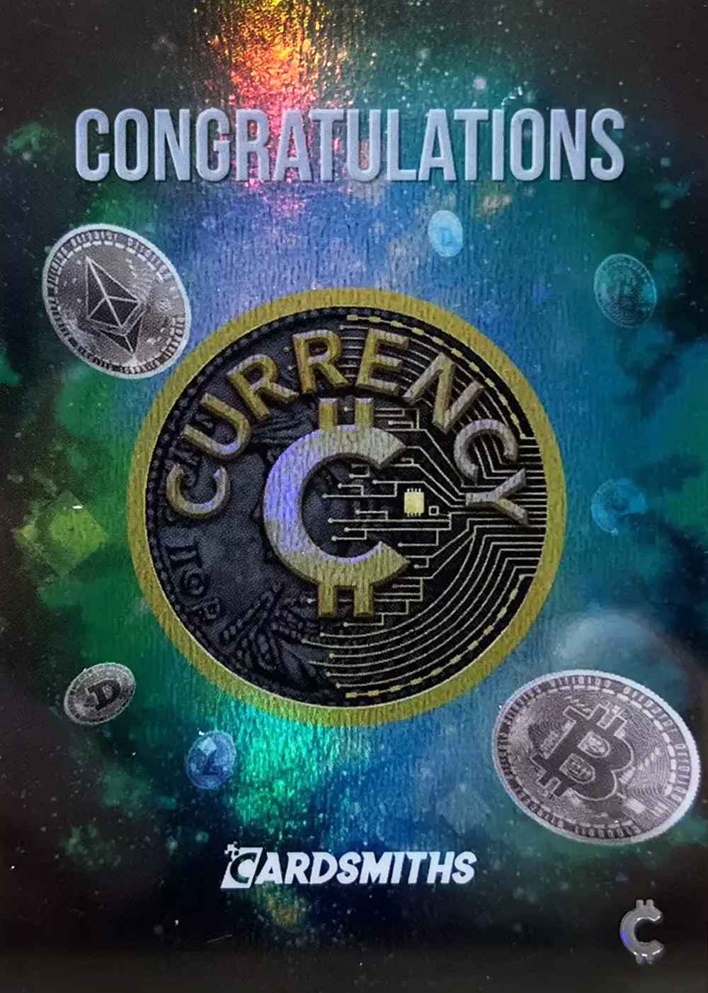 Redemption card front