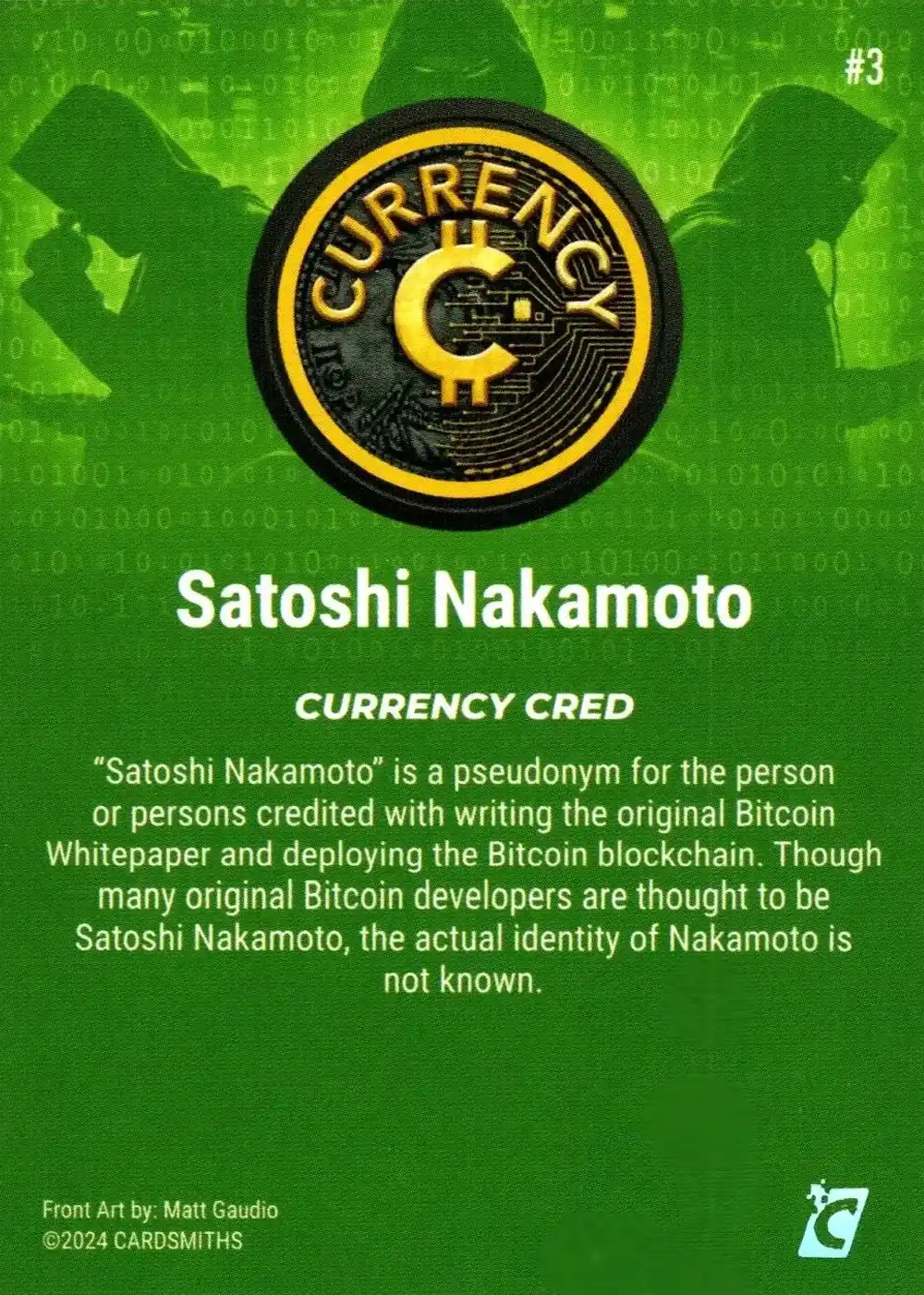Satoshi Nakamoto (Base) card back