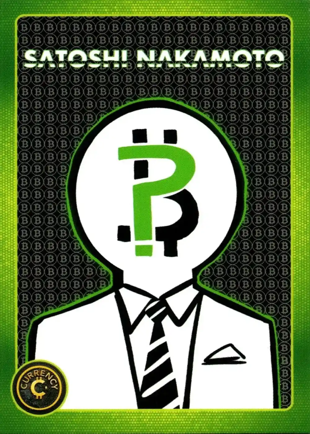 Satoshi Nakamoto card front
