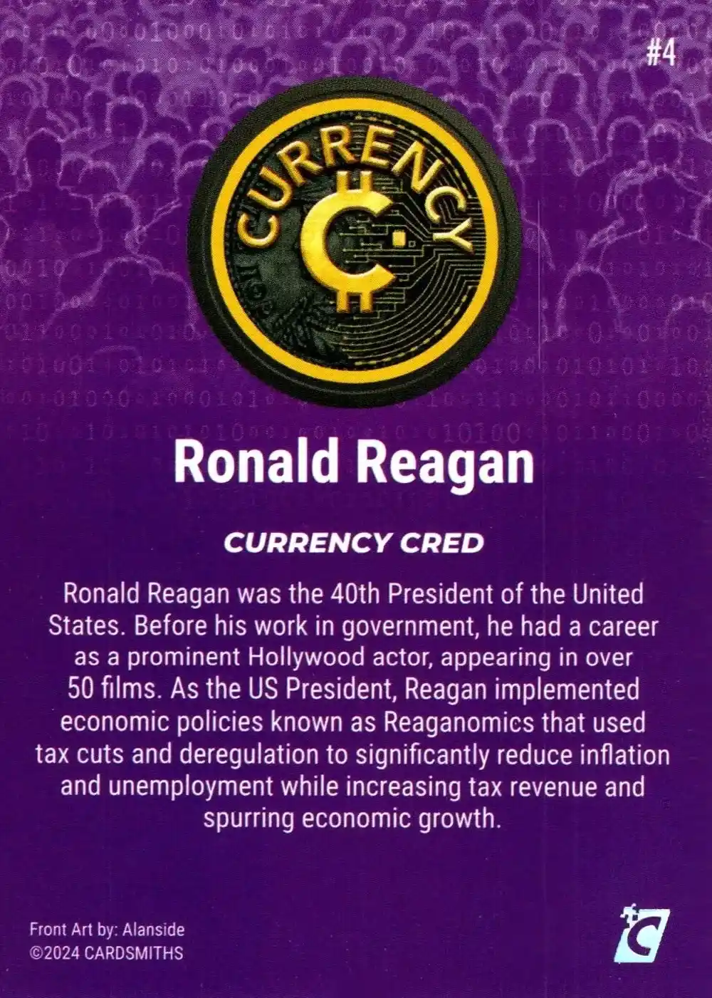 Ronald Reagan (Base) card back