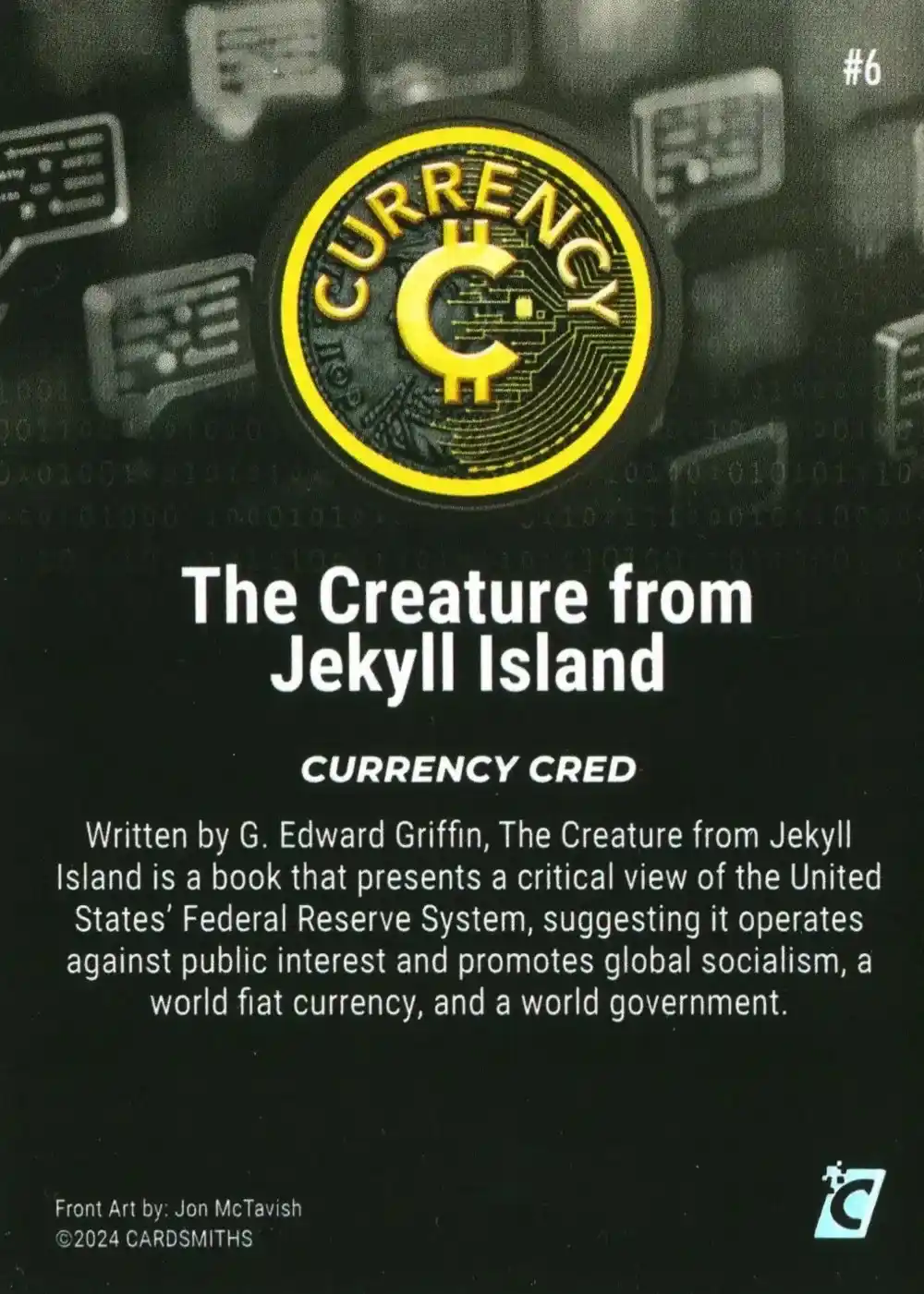 The Creature from Jekyll Island (Base) card back