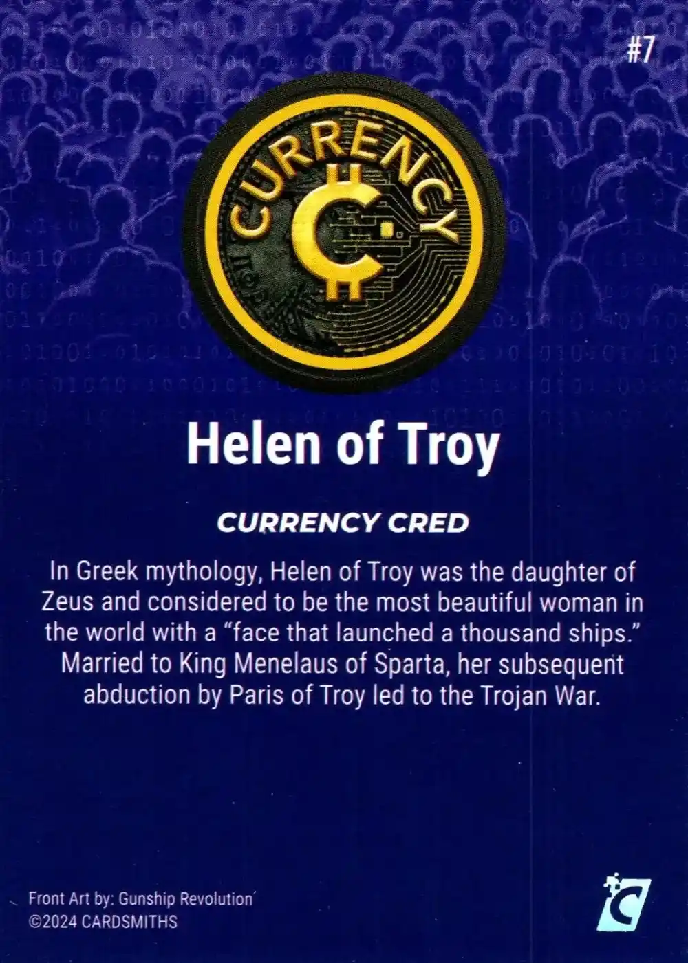 Helen of Troy (Base) card back