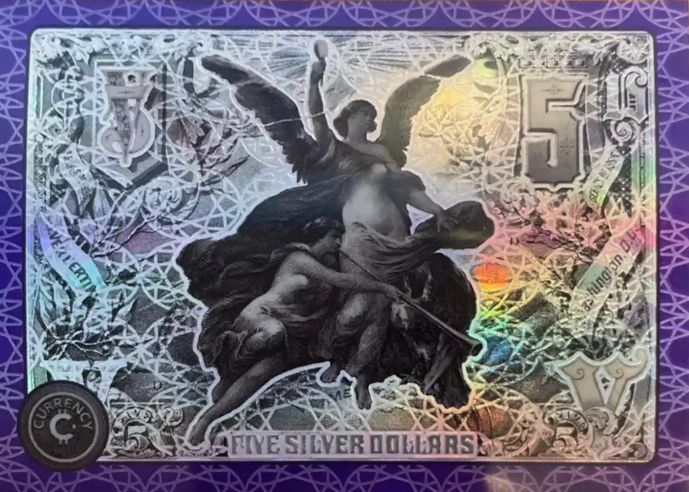 1896 $5 Educational Note (Amethyst) thumbnail
