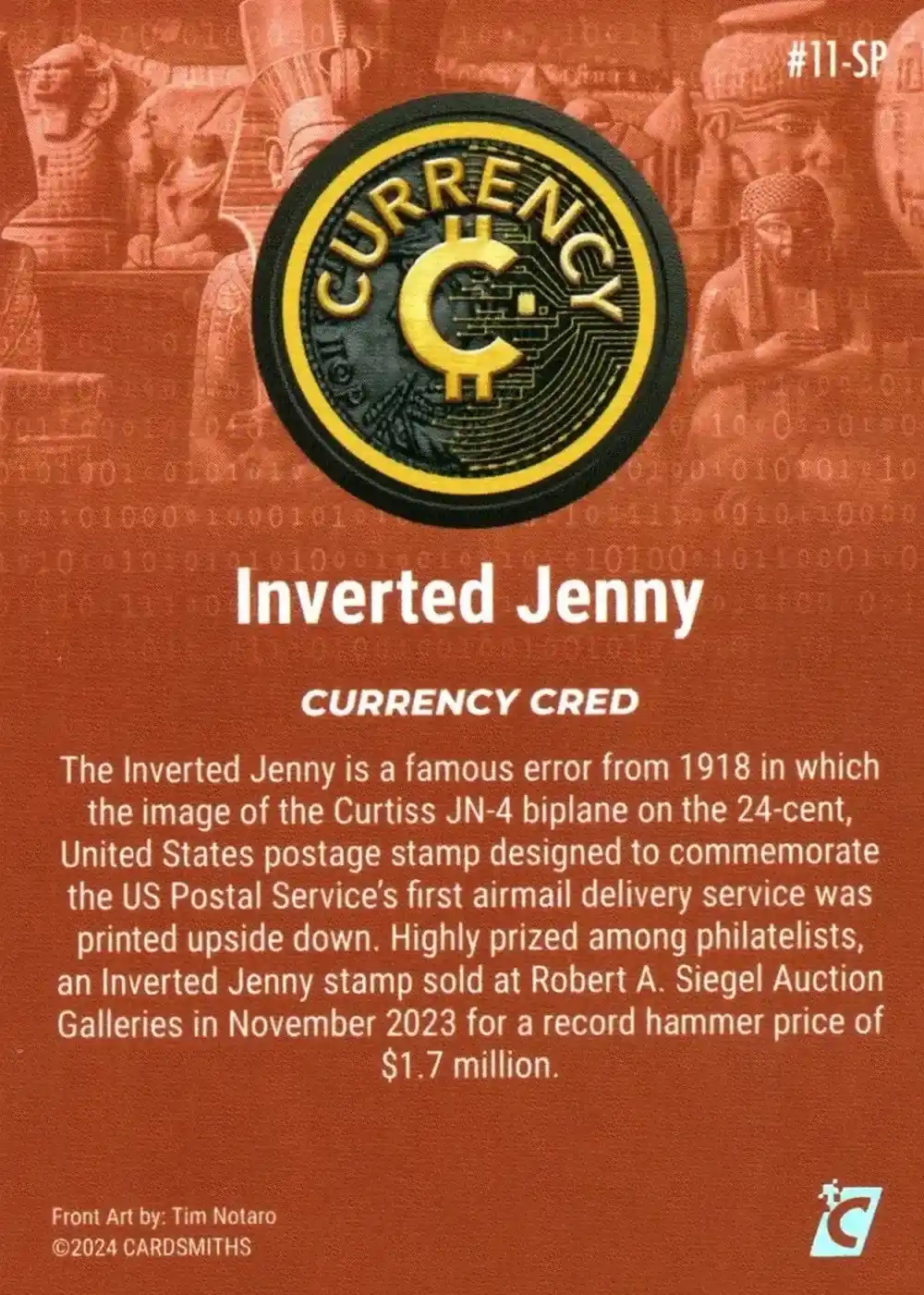 Inverted Jenny (Base) card back