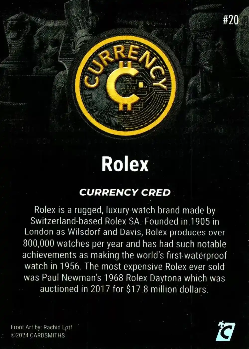 Rolex (Base) card back