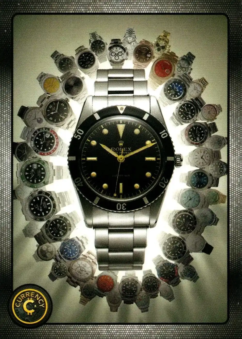 Rolex card front