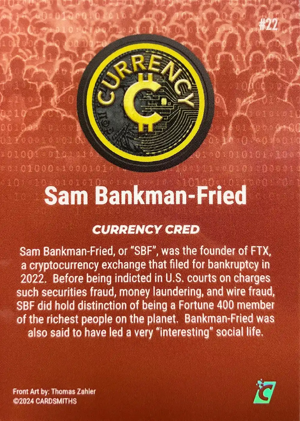 Sam Bankman-Fried (Base) card back