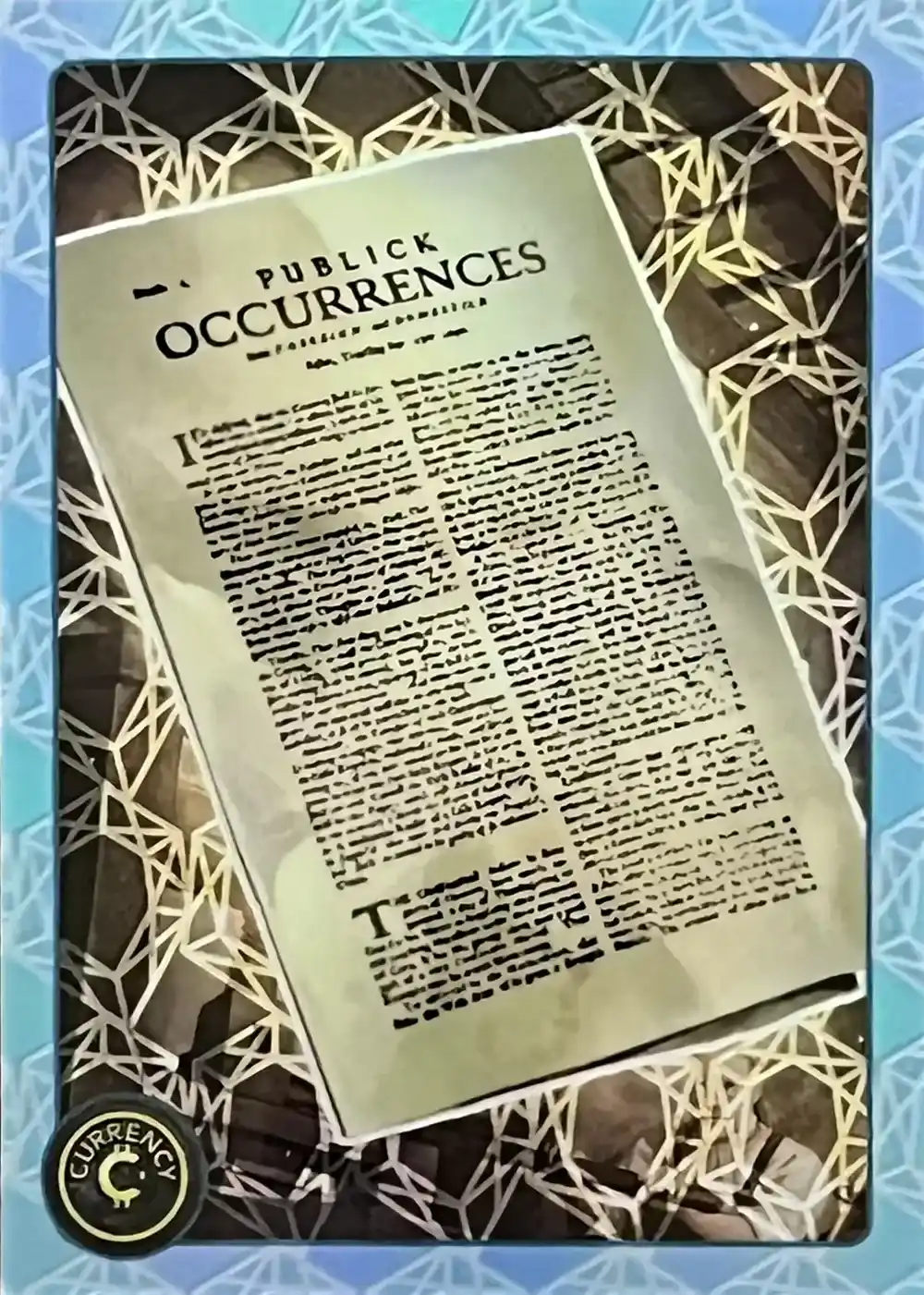 Publick Occurrences Both Forreign and Domestick (Aquamarine) thumbnail