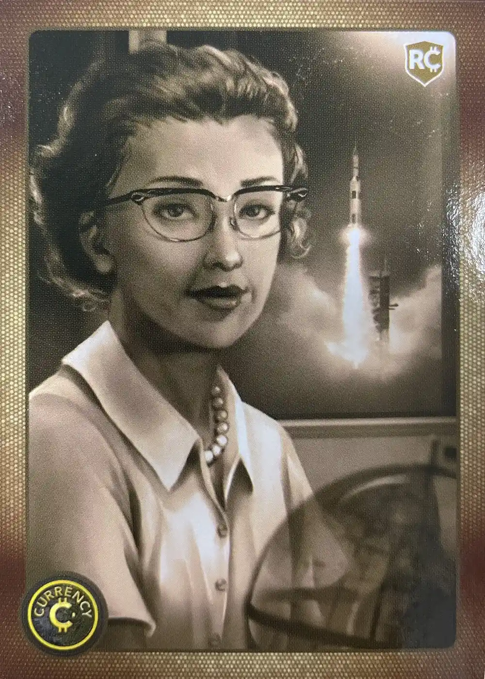 Katherine Johnson card front