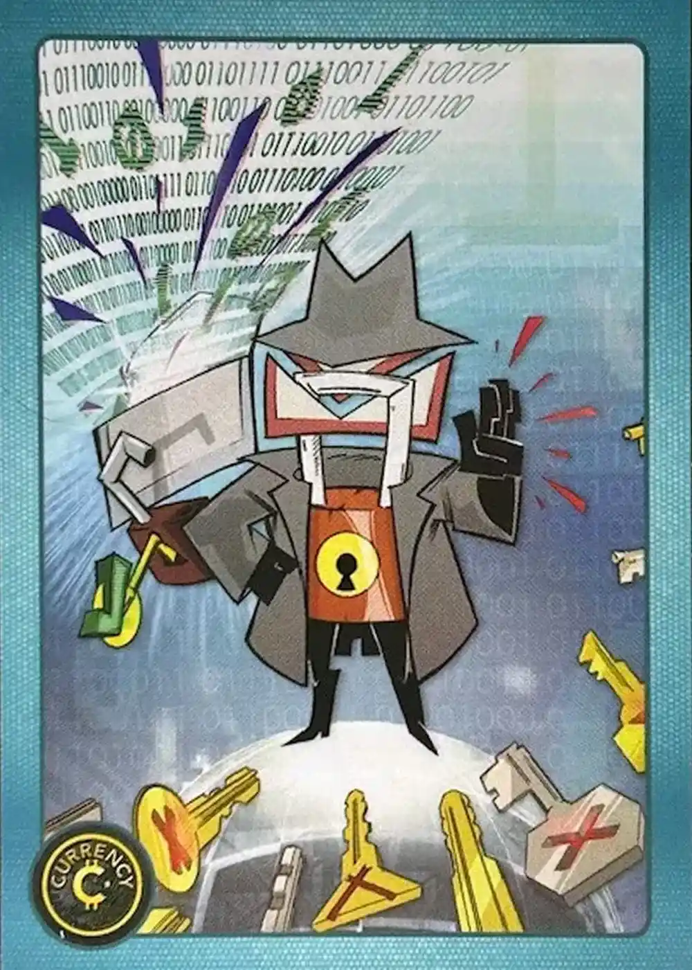 Cryptography card front