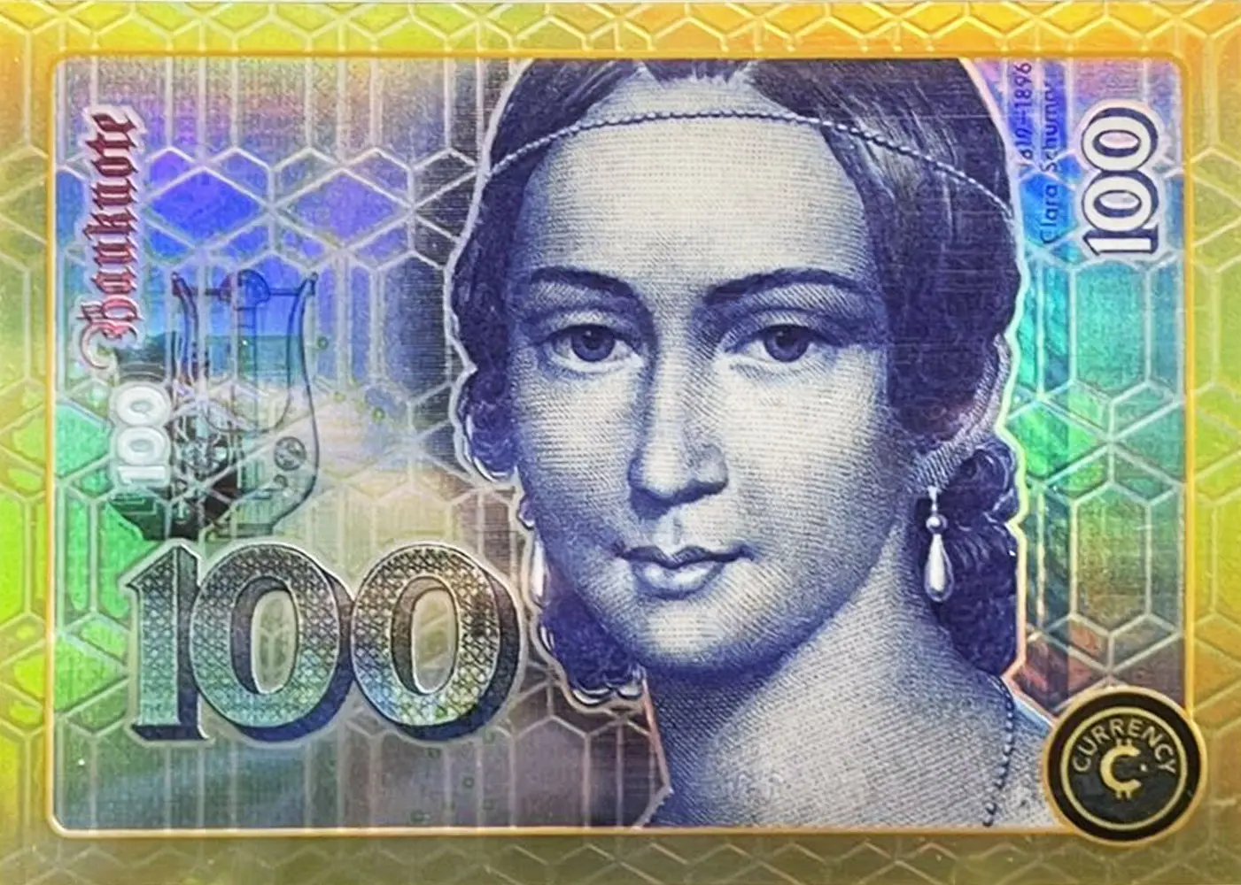 German 100 Deutsche Mark (Citrine) thumbnail