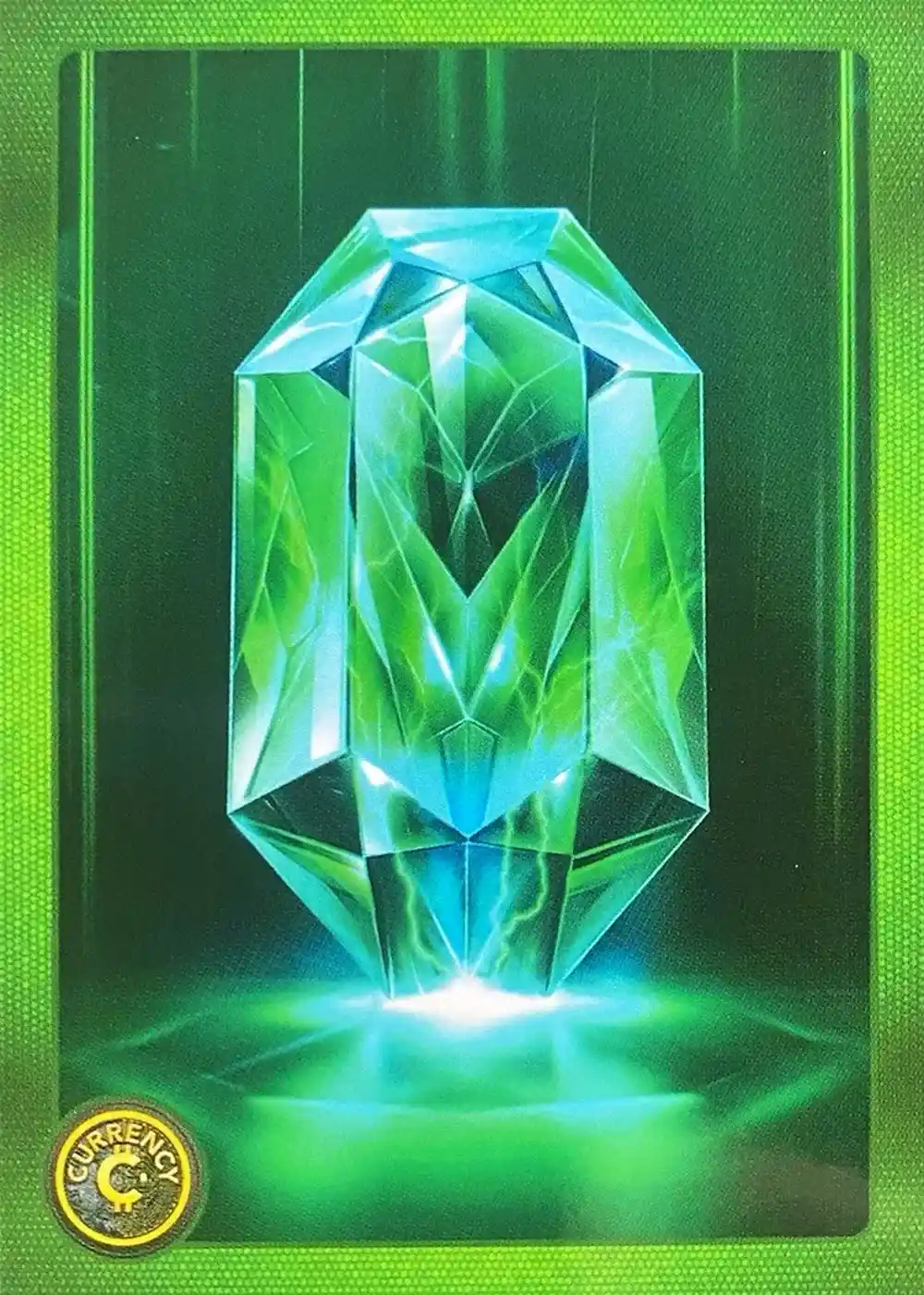 Emerald card front