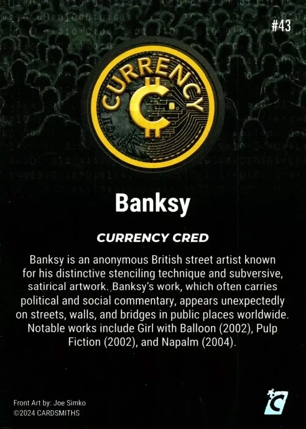 Banksy (Base) card back