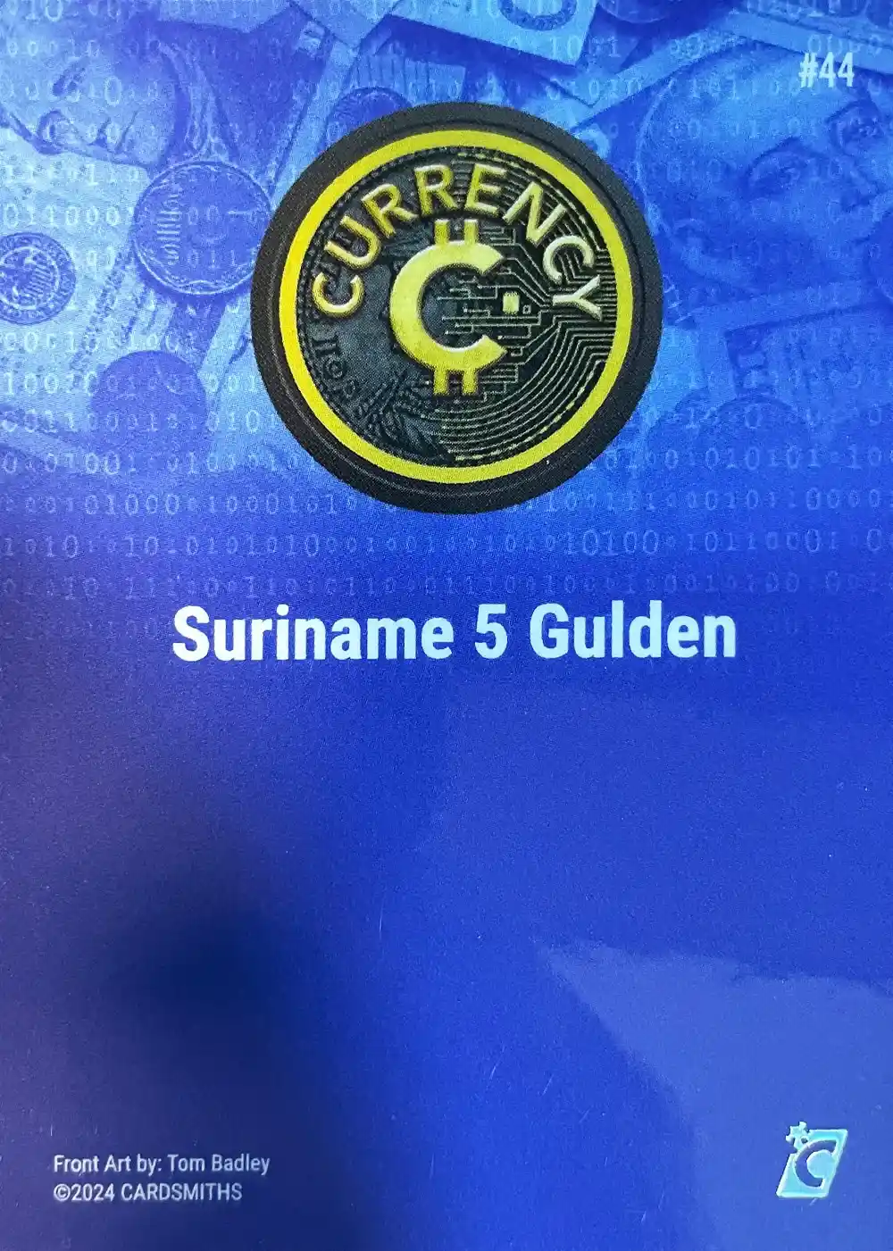 Suriname 5 Gulden (Base) card back