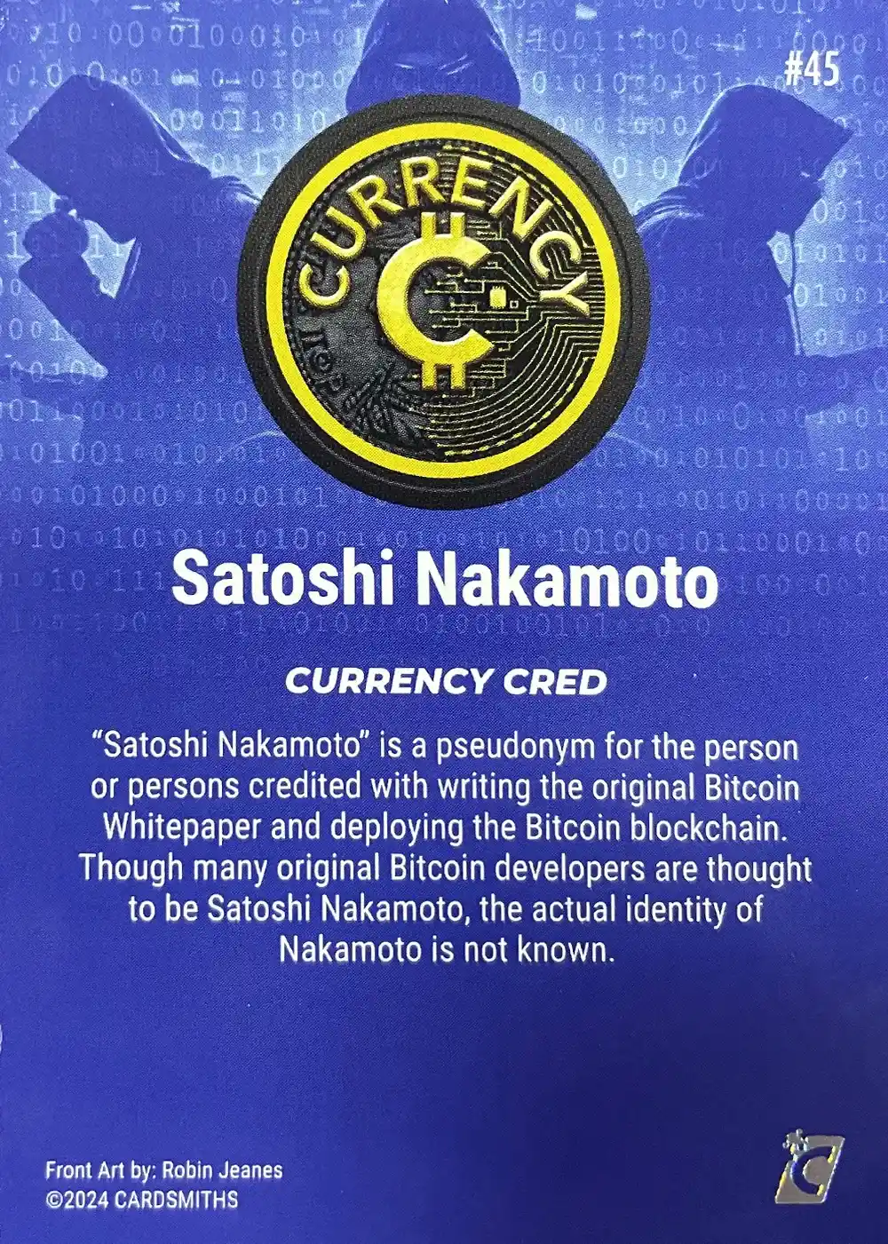 Satoshi Nakamoto (Base) card back